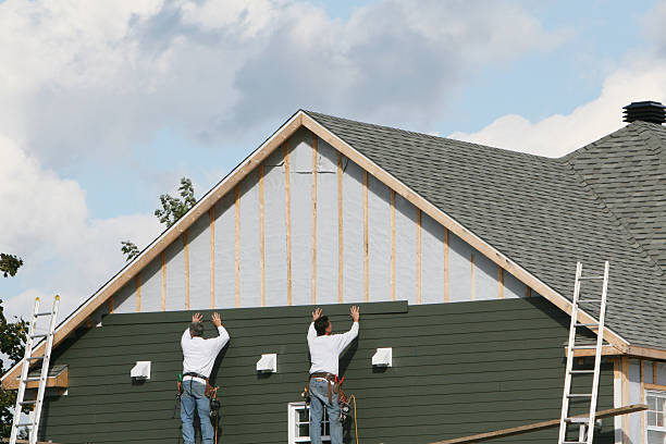 Professional Siding technician working in Torrington, CT